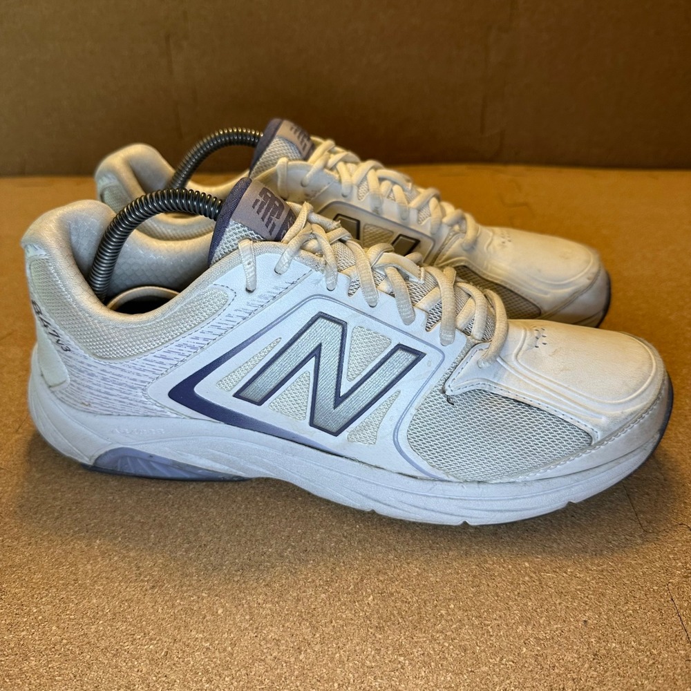 New Balance 847v3 Womens 11‎ White Silver Walking Shoes WW847WT3 ABZORB ROLLBAR